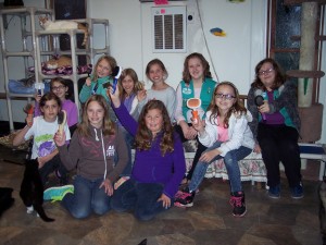 Chambersburg Junior Scouts Group had a kitty party at Better Days!