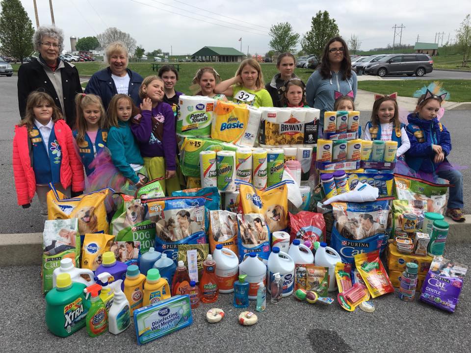 Thank you Girl Scouts!